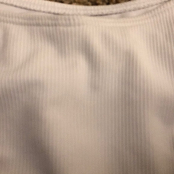 Ribbed White Swim Bottom ! Never worn ! 💕 - Picture 3 of 3